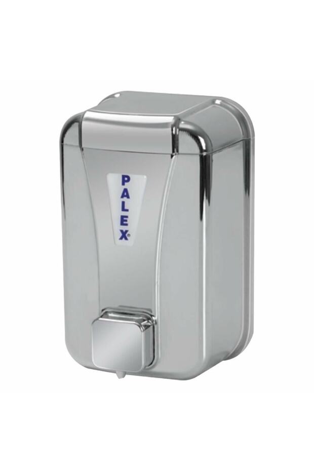 Plastik Sıvı Sabunluk Duvar Tipi Komple Krom 1000 Ml - 7