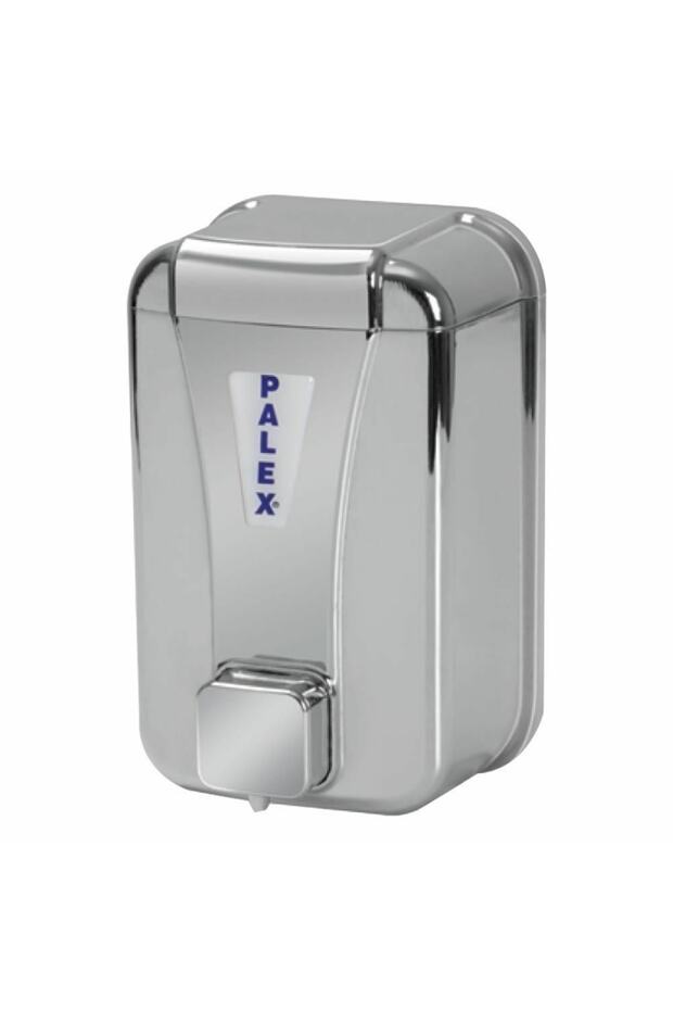 Plastik Sıvı Sabunluk Duvar Tipi Komple Krom 1000 Ml - 8