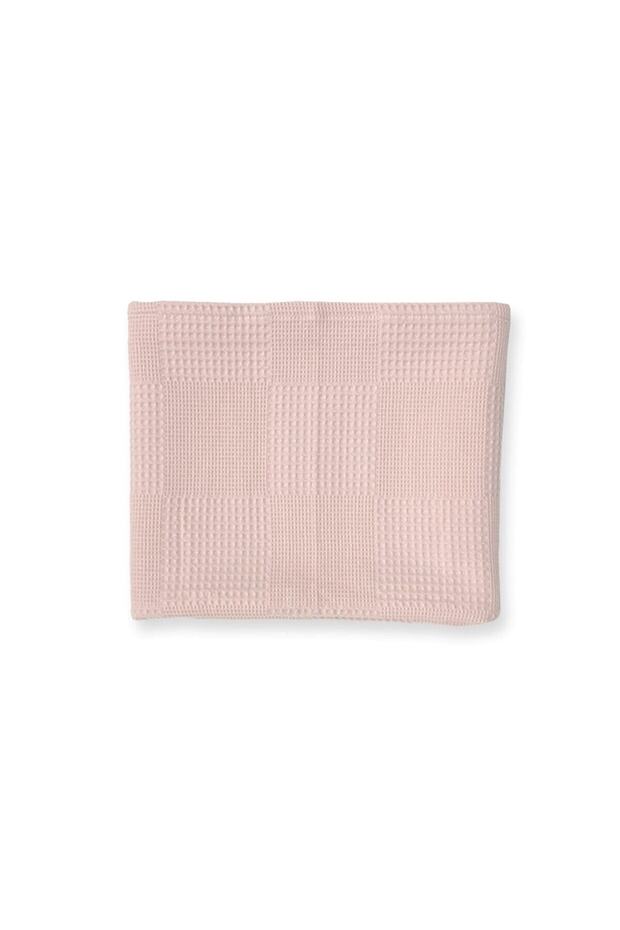 100% Cotton Fabric 115x100 Baby Blanket Salmon