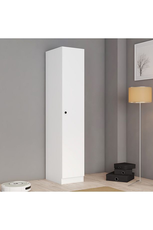 Zoe Tek Kapılı Elbise Dolabı Gardırop Çok Amaçlı Dolap - 1
