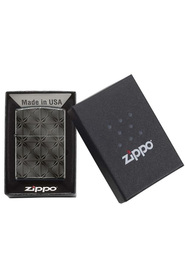 Black Ice Decorative Pattern Design Çakmak - 2