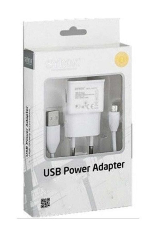 1.0a Samsung Uyumlu Ince Uç Usb Şarj Aleti Kablosu Ve Başlığı - 1