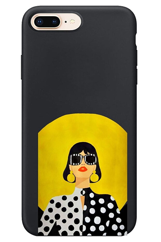 Woman Patterned Launch Case Compatible with iPhone 7 Plus and 8 Plus Models - 1