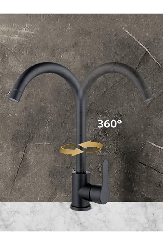 Fleko Mob-c402 Krom Sıyah Musluk - 3