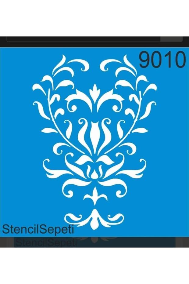 قالب استنسل بنمط السرة الورقية St9010 20x20 سم