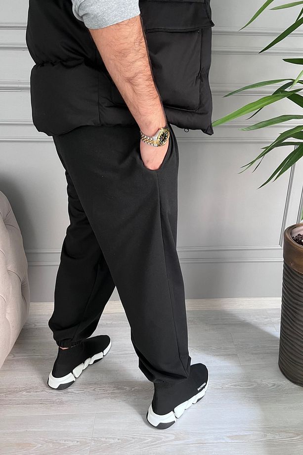 Kışlık Şardonlu Unisex Oversize Salaş Eşofman Altı Jogger Eşofman - 5