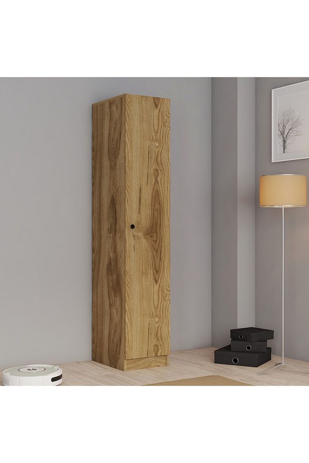 Zoe Tek Kapılı Elbise Dolabı Gardırop Çok Amaçlı Dolap - 1