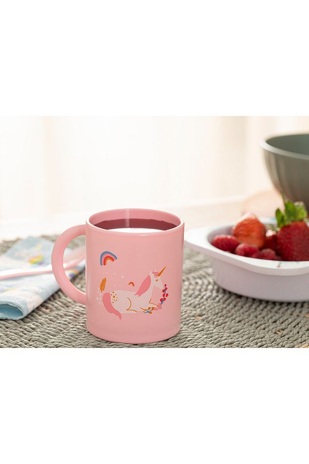 Little Unicorn Plastik Pipetli Bardak 210 ml Pembe - 2