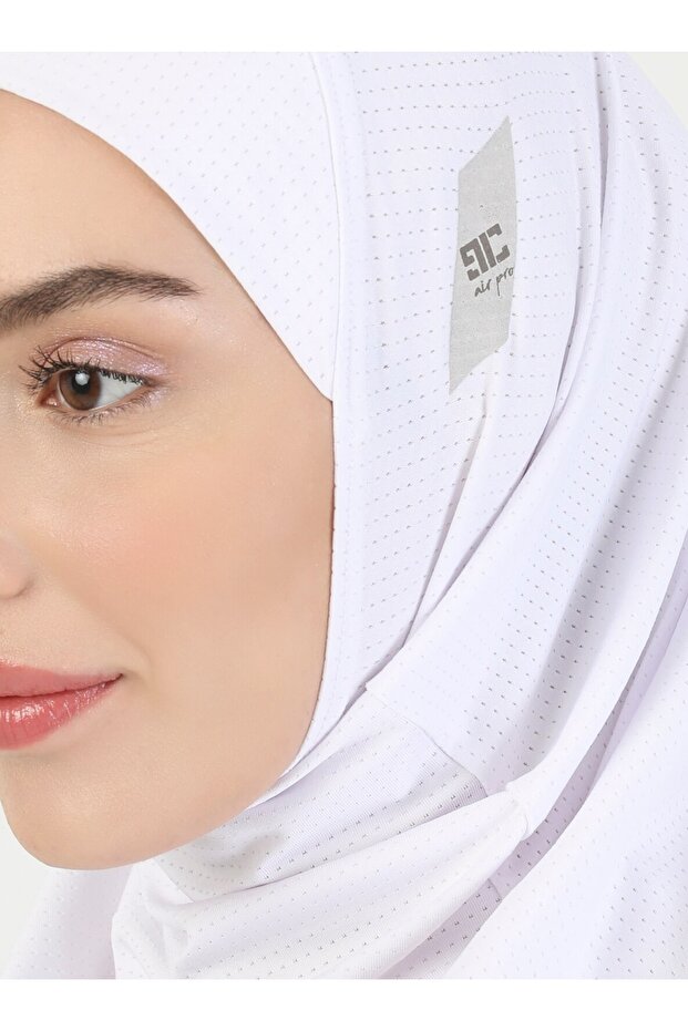 Eșarfă Pro Hijab - 02 Albă - - 4