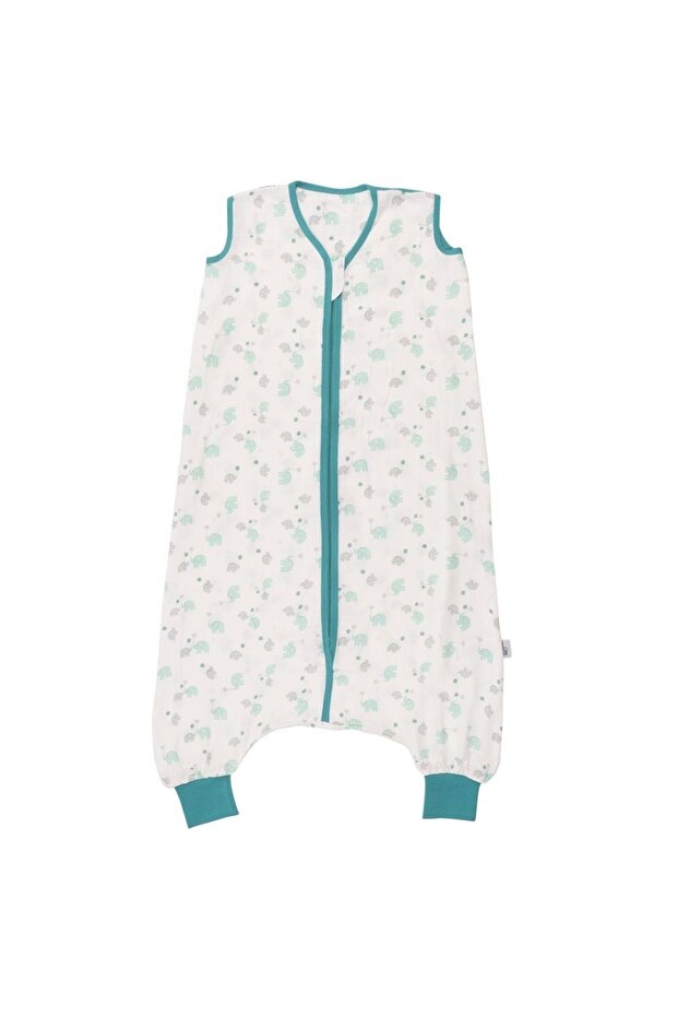 Zoozoo Bamboo Muslin Summer Footed Baby Sleeping Bag 0.2 Tog