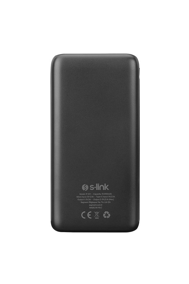 Ip-k11 10000mah 2-usb+micro+type-c Siyah Lcd Ekranlı Taşınabilir Pil Şarj Cihazı Powerbank - 5