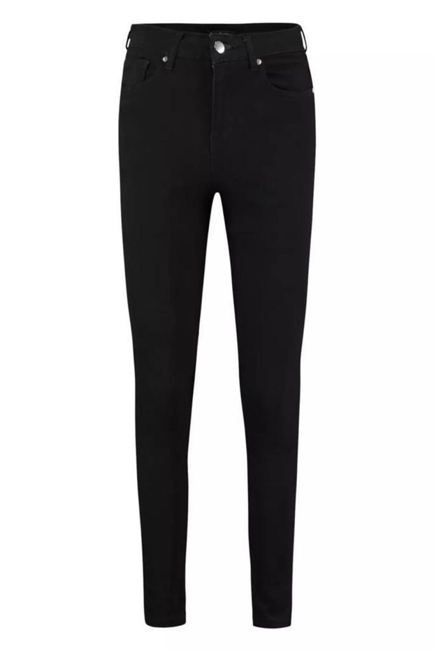 Julita Women's Black Jeans High Waist Skinny Leg Skinny Fit Lycra