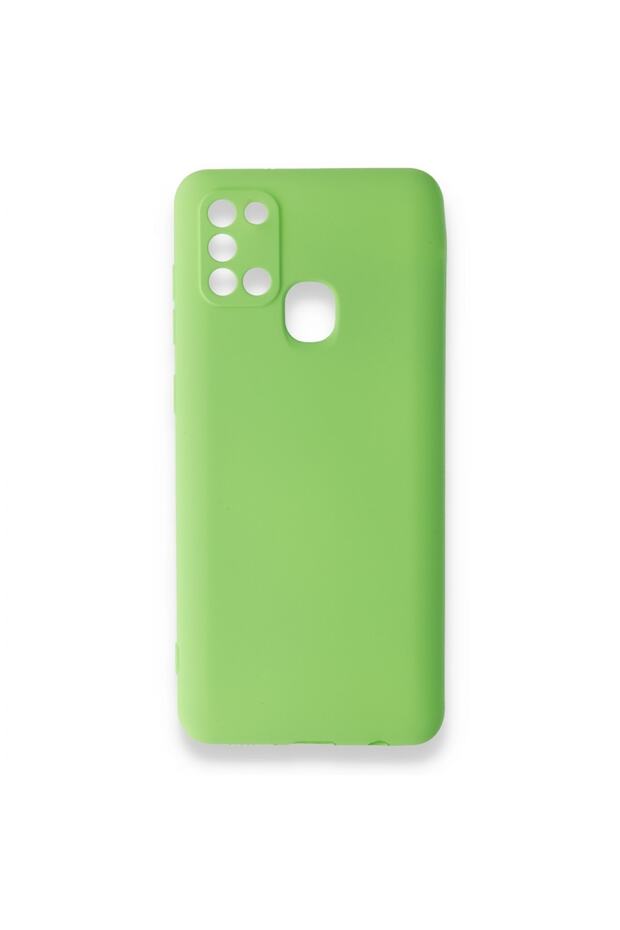 Compatible Case for Samsung Galaxy A21S Soft Colorful Flexible Premium Rubber Silicone - Green