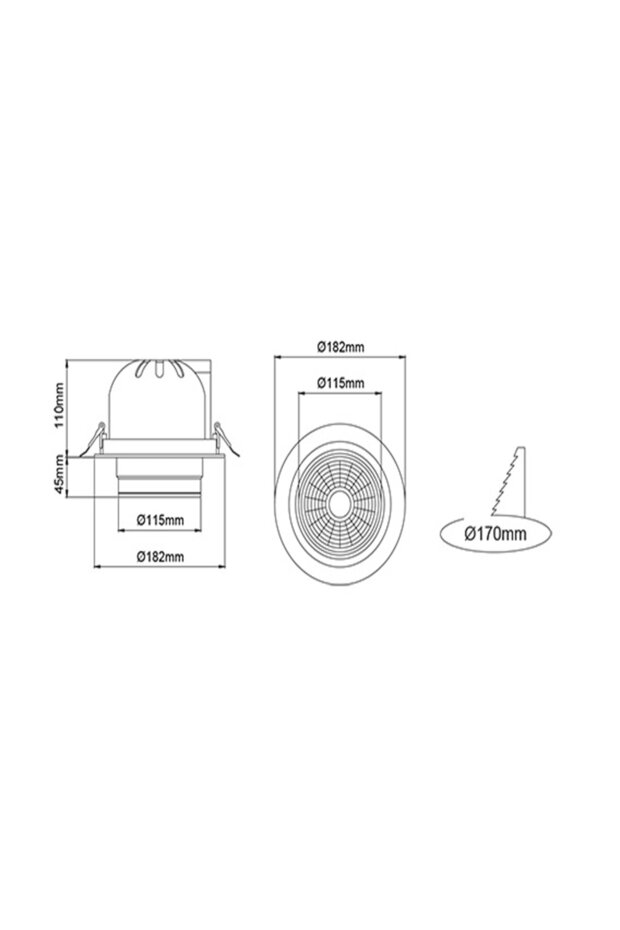 Salyangoz Led Spot - 7