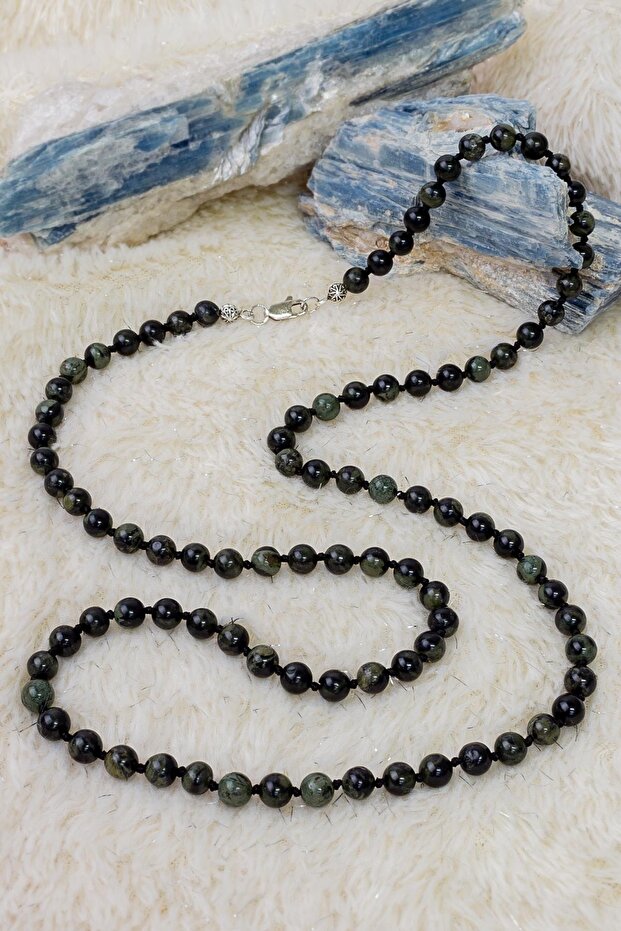 Crocodile Jasper Stone Necklace