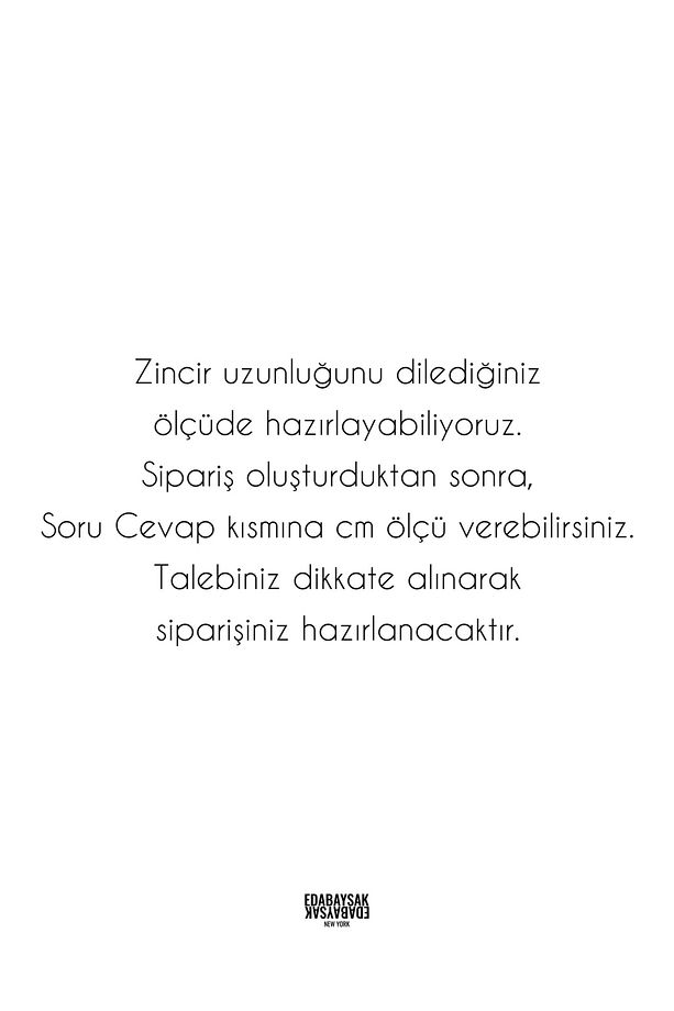 Gilding Gold Kolye Altın Unisex - 6