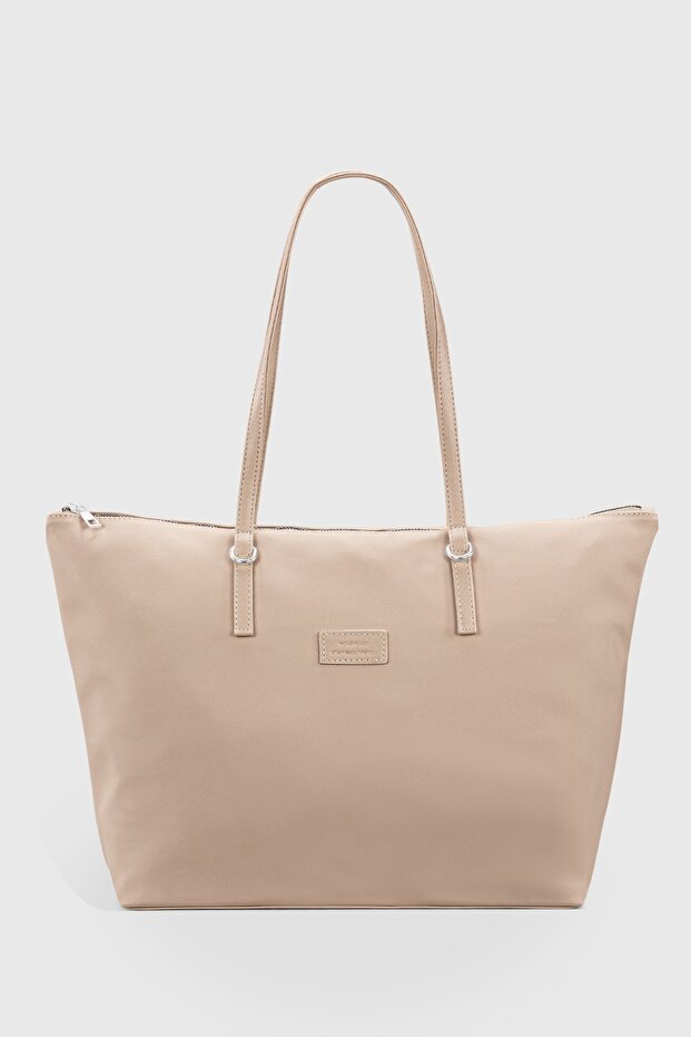 Women's Cream Shopper Bag