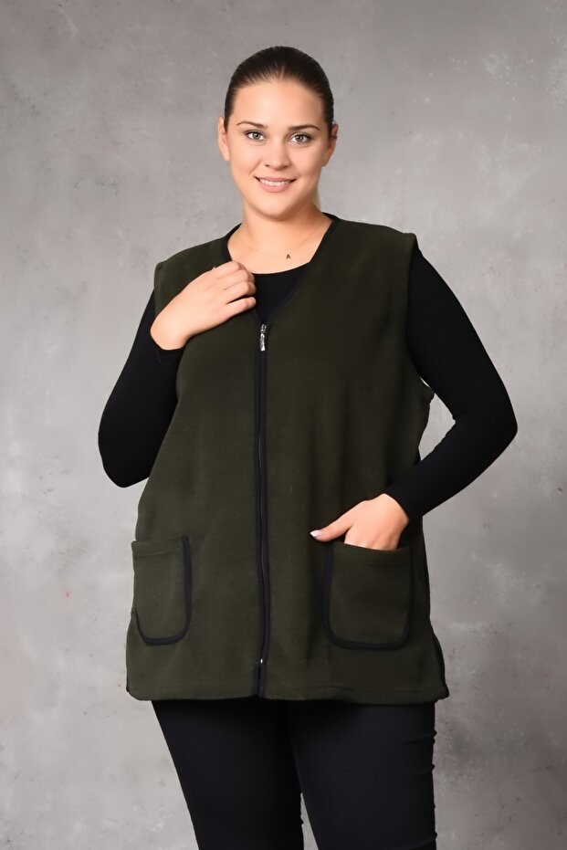 Zippered Fleece Vest