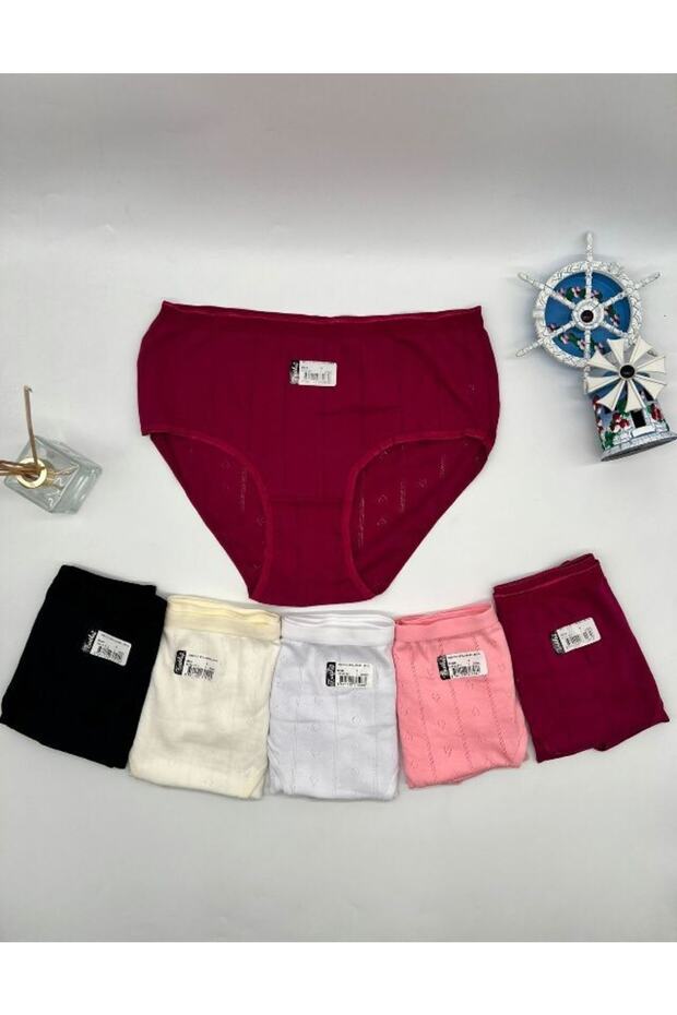Women's Jacquard Bato Panties 12 Pack