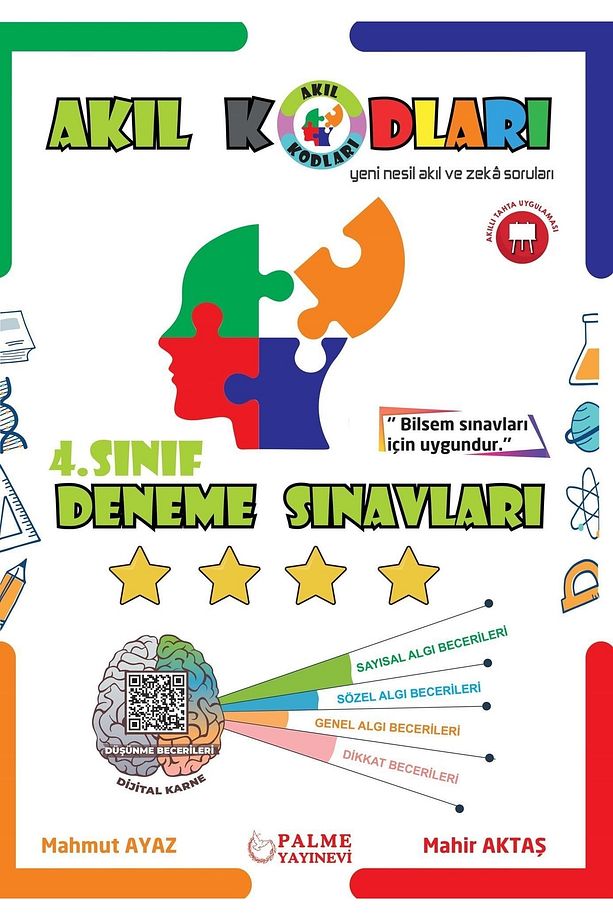 4. Sınıf Deneme Sinavları Akıl Kodları Yeni Nesil Akıl Ve Zeka Soruları - 1