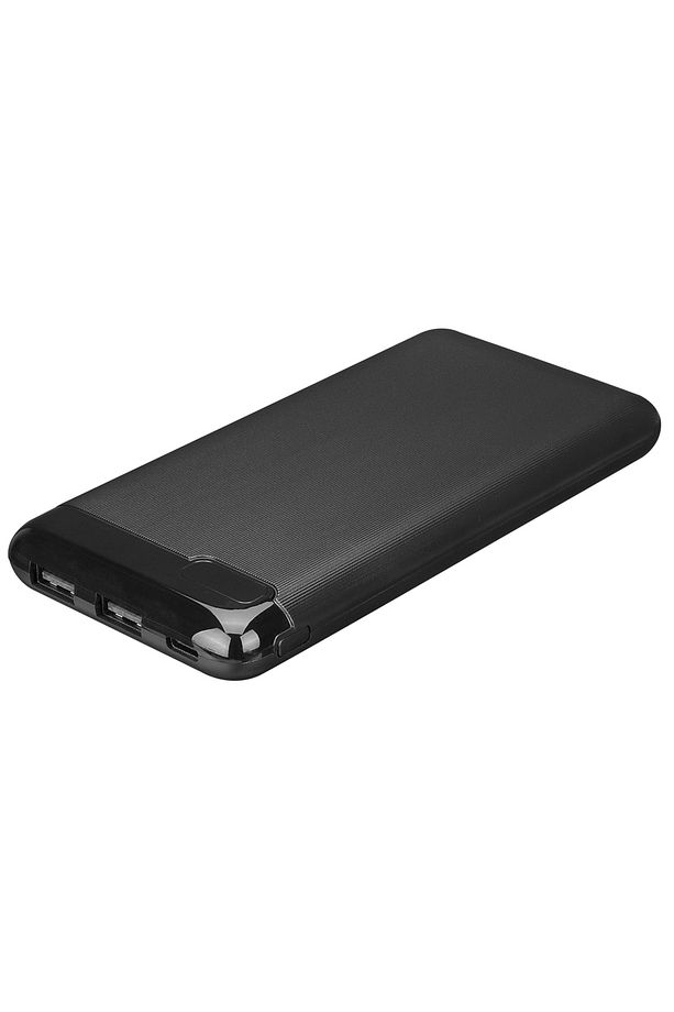 Ip-k11 10000mah 2-usb+micro+type-c Siyah Lcd Ekranlı Taşınabilir Pil Şarj Cihazı Powerbank - 3