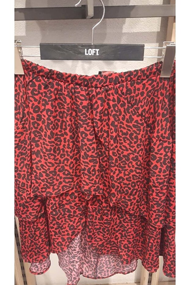 Bayan Kırmızı Etek Lf 2022735 - 4