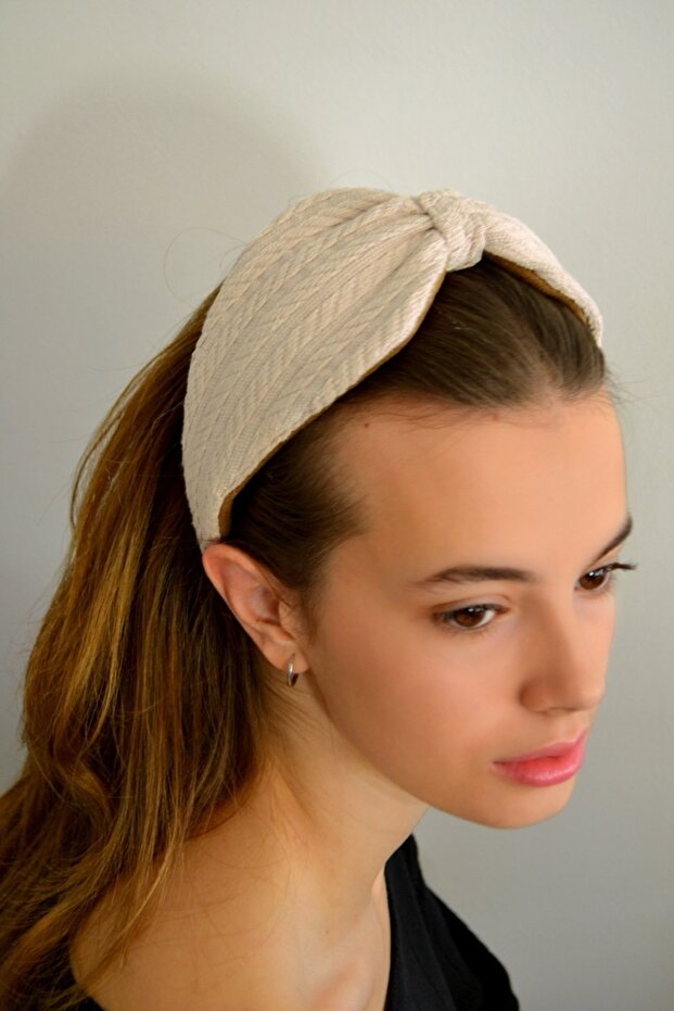 Multi Taç Triko Bej - 7