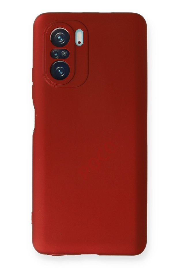 Compatible Case for Xiaomi Redmi K40 Pro Yumauask Colorful Flexible Premium Rubber Silicone - Red