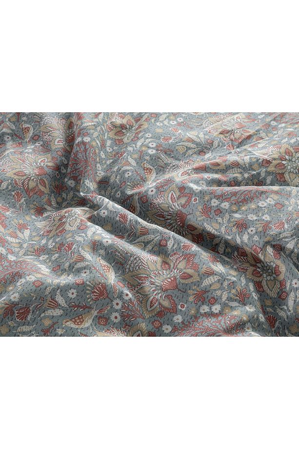 Honeysuckle Kolay Ütülenir Çift Kişilik Nevresım Setı 200x220 Cm Mavi - 3