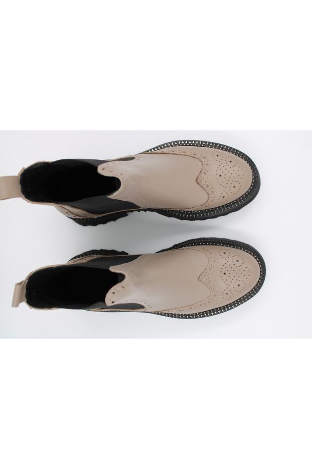 Visone Hakiki Deri Kadın Bot - 3