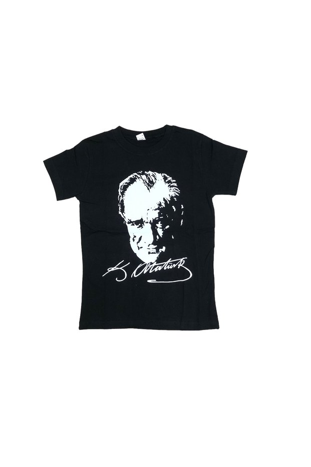 Atatürk Short Sleeve Combed Cotton Super T-Shirt 23 April 29 October Atatürk 10 November