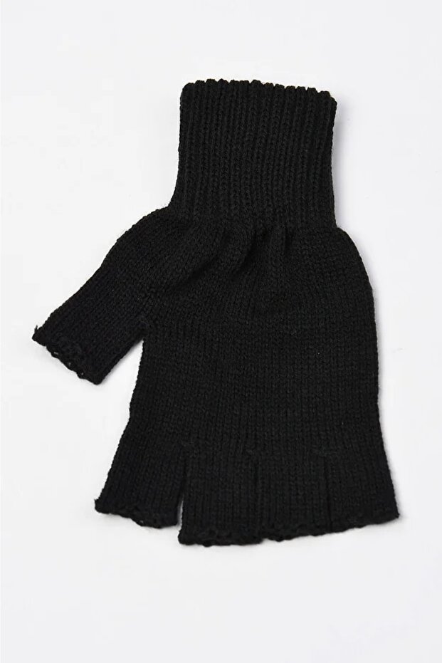 Black Cut Gloves Fingerless Gloves Half Finger Gloves Men