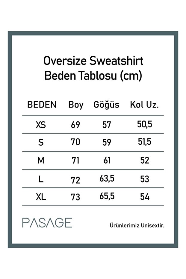 Trend Nice Oversize Be Contrary Beyaz Sweatshirt - 7