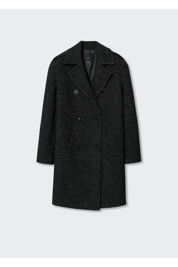 Klapalı Kruvaze Palto - 3