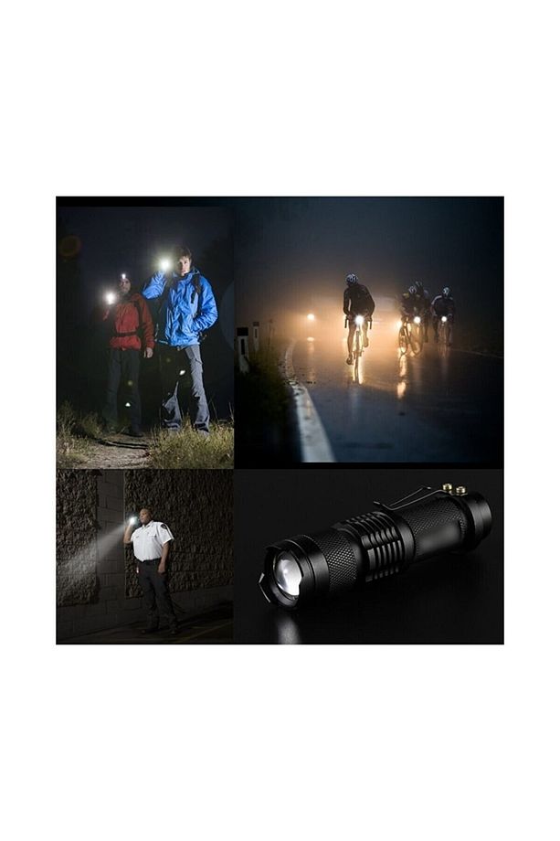 Zeycan Teknoloji Su Geçirmez Ultra Güçlü Şarjlı El Feneri 2300 Lumens Q5 + Şarjlı Pil Hediyeli Wt304 - 6