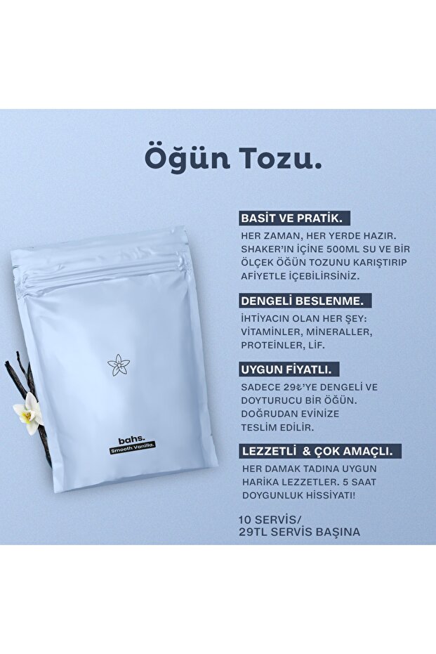 Proteinli Öğün Tozu - Smooth Vanilla 600gr - 10 Servis - 4