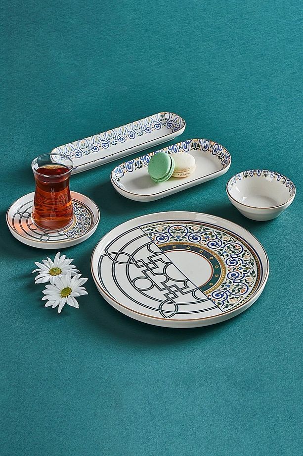 N3164 Mentol Jülide 26 Prç Kahvaltı Takımı - 4