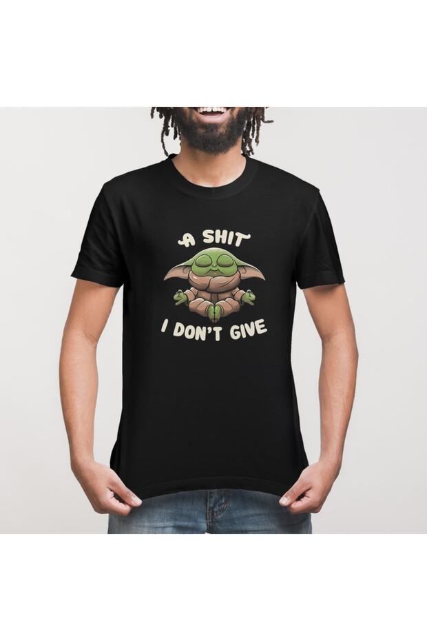 Baby Yoda A Shit I Dont Give Unisex Tişört - 2