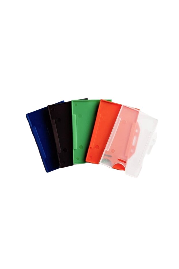 Name Card Plastic Card Holder Colorful Msytş 5-Piece Case