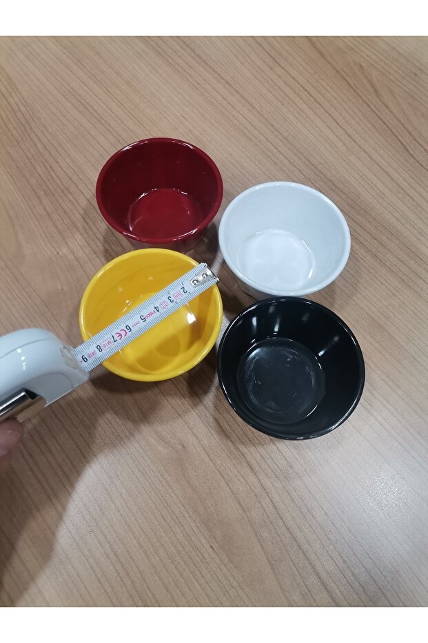 24 Adet Mini Polikarbon Yuvarlak Sosluk,reçellik,lokumluk 35 ml ( Tek Renk Gönderilir ) - 6