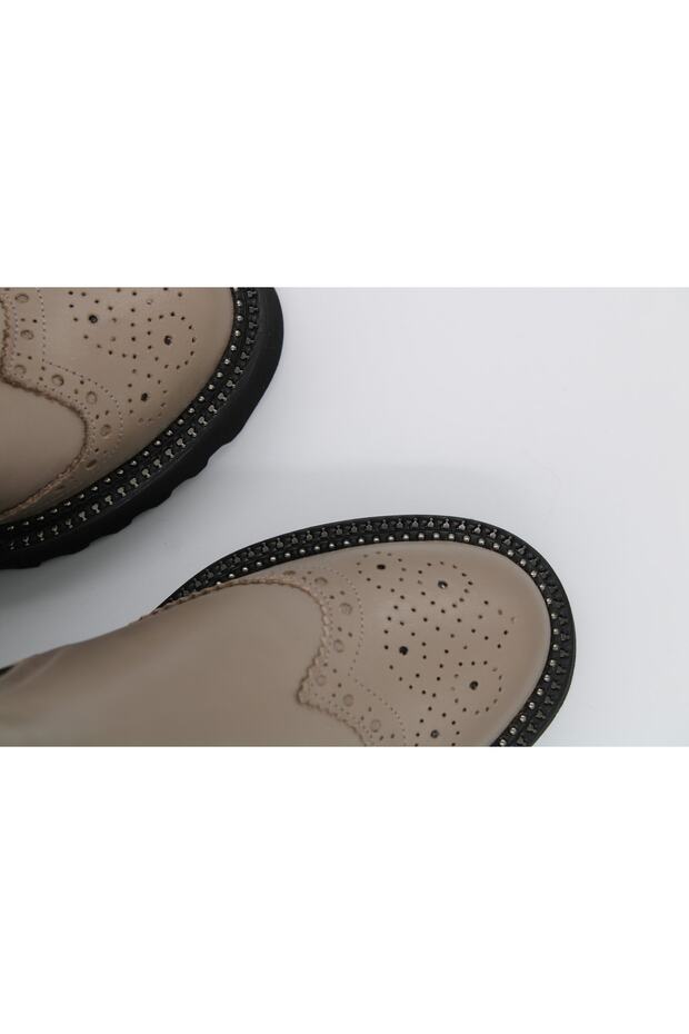 Visone Hakiki Deri Kadın Bot - 2