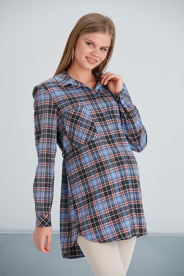 Hamile Tunik Ekose - 7