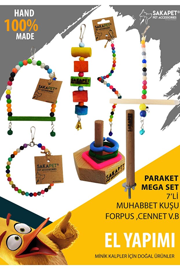 Kuş Oyuncak Mega Set 7li - 1
