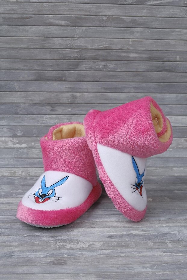Bunny Kalın Taban Unisex Çocuk Ev Botu - 2