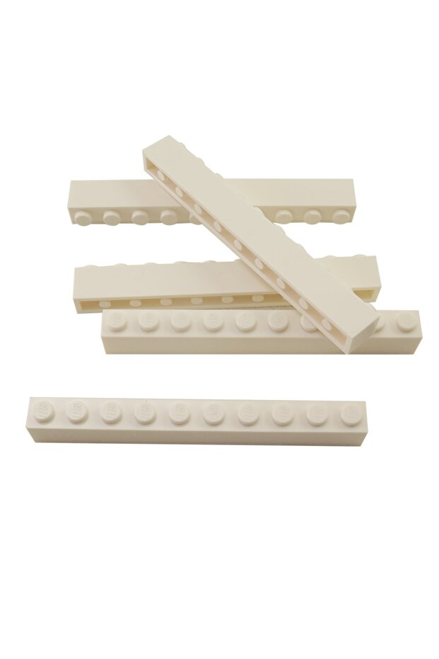 Accessory Custom Moc Creator Brick 1 X 10 Bricks White 2 Pcs to Send