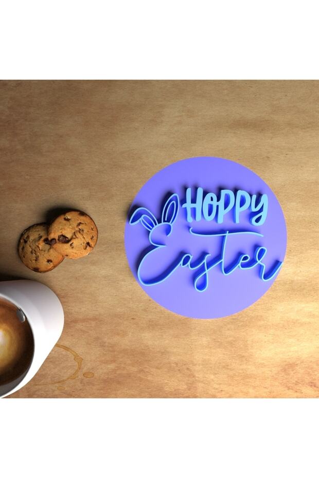 Happy Easter Print Cookie Mold - 1
