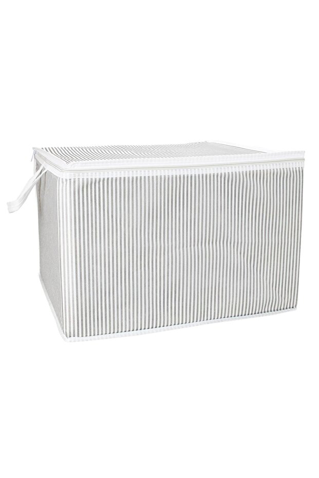 4-Piece Sweater Bag Set Mini Size New Season Waterproof Nano Technology Fabric Gray Striped 45*40*30 cm