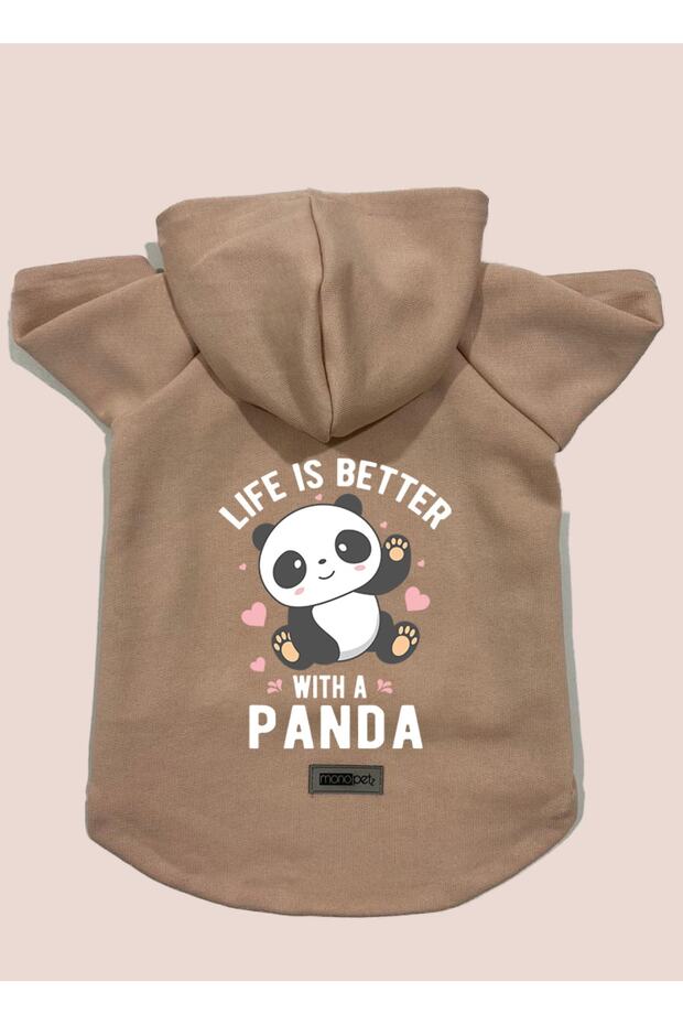 Hooded Fleece Sweatshirt Dog And Cat Outfit & Dress - Powder Panda