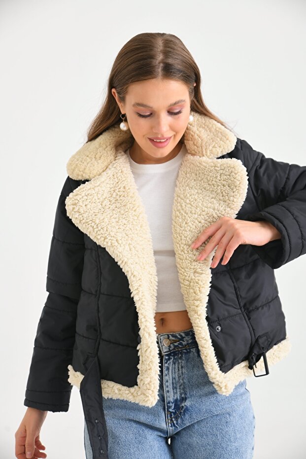 Women's Fur-Detail Coat
