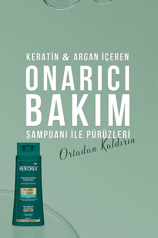Keratin & Argan Şampuan 500 Ml 6 Adet - 4